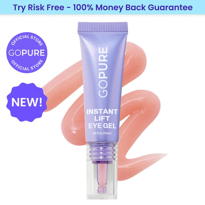 GOPURE Instant Lift Eye Gel – 3-in-1 Under-Eye Depuffing & Smoothing Gel (10 mL)