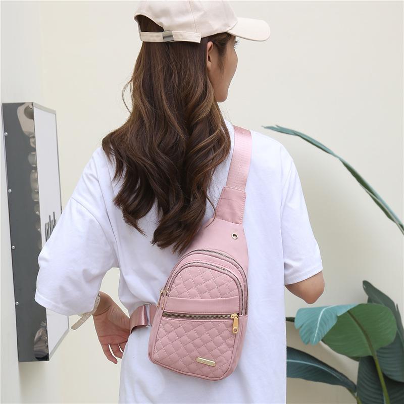 ✨Solid Color Quilted Fanny Pack