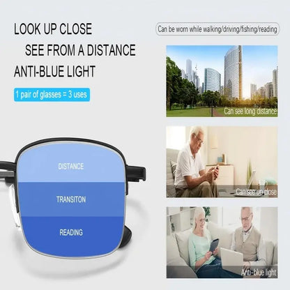 🔥Photochromic Eyewear | Lightweight, Stylish Frames for Indoor & Outdoor Versatility