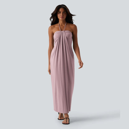 Halara Halter Tie Back Maxi Dress with Pockets - image 13