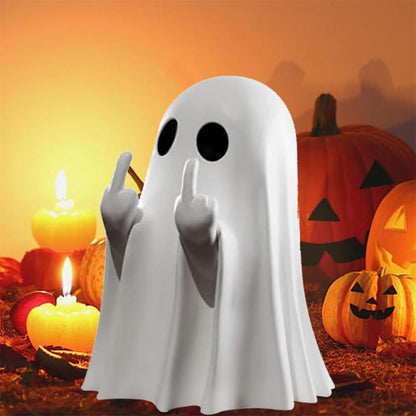 👻 Spooky Resin Middle Finger Ghost Statue☠️