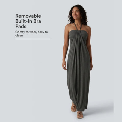 Halara Halter Tie Back Maxi Dress with Pockets - image 26