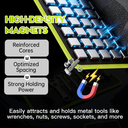 SEESE 3PC Flexible Magnetic Tool Mat & Tray Holder - Magnetic Tool Tray, Flexible Magnetic Mat, PVC & Non-Slip for Garage Workshop, Auto Repair Tools fathersdaygiftideas fathersdaygift - image 6