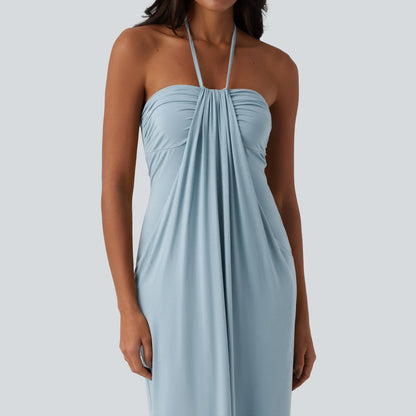 Halara Halter Tie Back Maxi Dress with Pockets - image 24