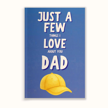 Just A Few Things I Love About You Dad Personalized Gift for Dad Father's Day Gift Fill In The Blank Memory Book Gift Idea For Dad - image 1