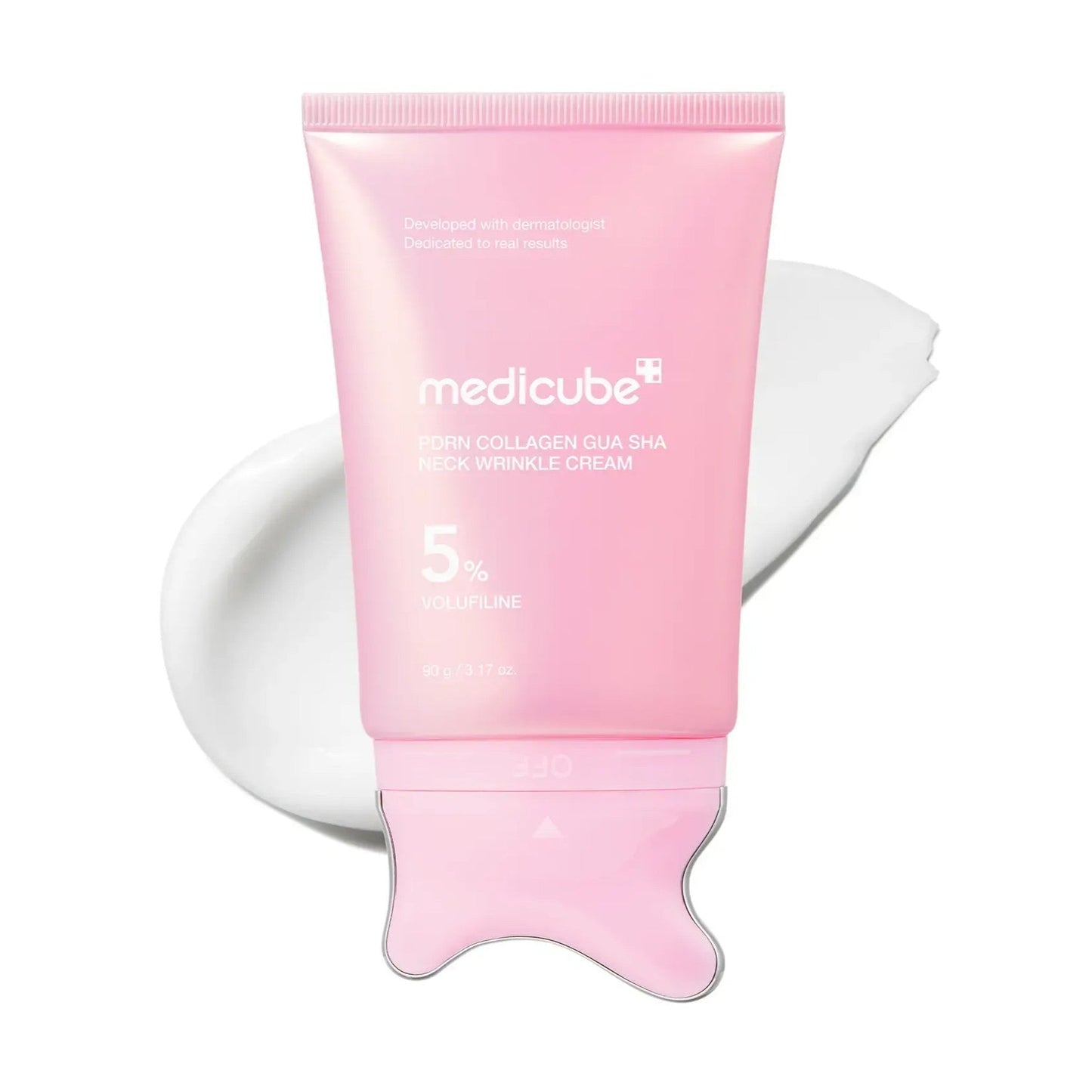 PDRN Collagen Gua Sha Neck Cream – 5% Volufiline Firming Massage Cream