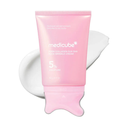 PDRN Collagen Gua Sha Neck Cream – 5% Volufiline Firming Massage Cream