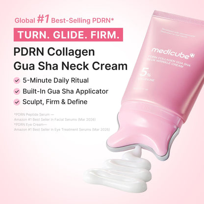 PDRN Collagen Gua Sha Neck Cream – 5% Volufiline Firming Massage Cream