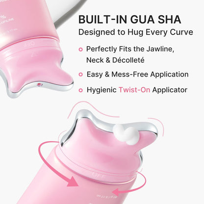 PDRN Collagen Gua Sha Neck Cream – 5% Volufiline Firming Massage Cream
