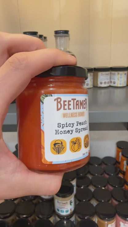 BeeTamer's Coconut Raw Creamed Honey - Health and Wellness Sweet, Natural unfiltered honey Flavor Healthy